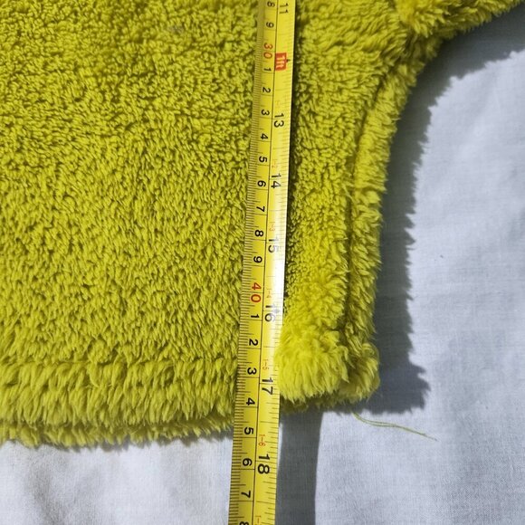 The Grinch Fleece Hoodie Crop Top Dr Seuss Size XL Green Big Grinch Face - Picture 12 of 13